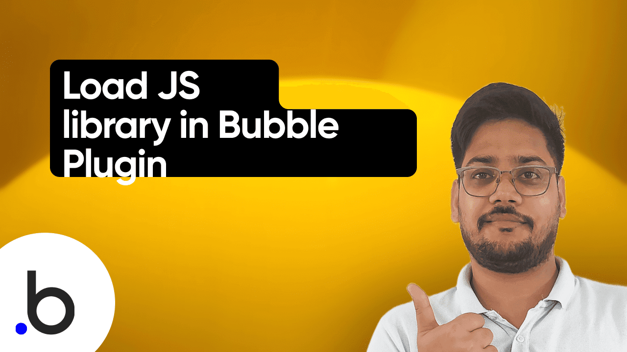 How to load JS Library at client side in Bubble Plugin editor?